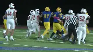 Hudson Varsity Football Highlights: Bluehawks vs Mechanicville