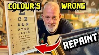 Painting a Picture Frame.. CHEAP !! & Framing a Poster !