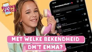 EEN KIJKJE IN DE TELEFOON VAN EMMA | PHONE CHECK! | TinaTV
