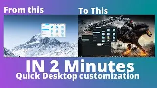 Quick two minute desktop makeover  Zorin OS 16