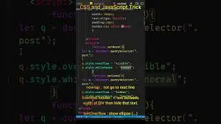 CSS and JavaScript Tricks Read More and Less Button 