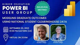 Higher Ed Power BI User Group - September 2023 meetup