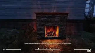 Fallout 76 Electric Fireplace working as intended.