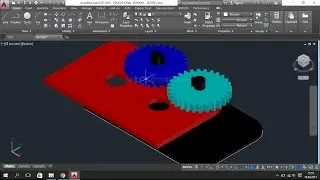 AUTOCAD ile 3D HAREKETLİ DİŞLİ SİSTEMİ ÇİZİMİ.
