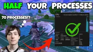 How PROS Get Extremely Low Processes In Fortnite! (MAXIMUM FPS + 0 DELAY)