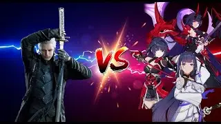 Honkai Impact VS Devil May Cry 5 - Raiden Mei VS Vergil Moveset Comparison