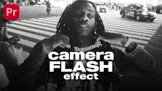 How to create CAMERA FLASH EFFECT under 2 minutes in Premiere Pro