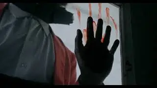 No Copyright Bloody Palm Marks on Glass | Bloody Hands on Windows Stock Footage Video | Royalty Free