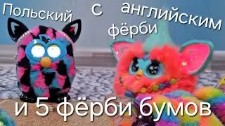 Польский и английский фёрби общаются с 5 фёрби бумами