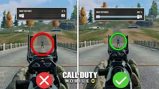 How To Use Sight Distance Setting In CODM BattleRoyale | Call Of Duty Mobile