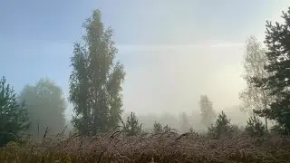 Аэродром Дракино на рассвете. Август 2020.