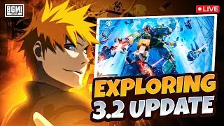 RankPush and Exploring Update 3.2 😈✨| Mecha Fusion Mode Gameplay | #bgmi #bgmilive #live #bgmiupdate