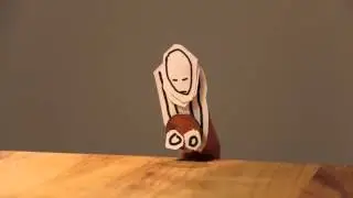 Paper Puppet Lifting Weight