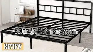 DiaOutro Metal Platform King Bed Frame Review - Is It Worth It?