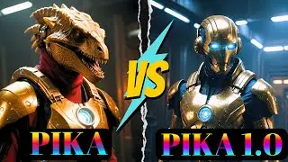 Pika lab vs Pika 1.0🏆🎭| Create 3D Animated Horror Story With Free AI Tools