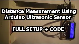 Distance Measurement Using Arduino Nano  Ultrasonic Sensor | Arduino ultrasonic distance measurement