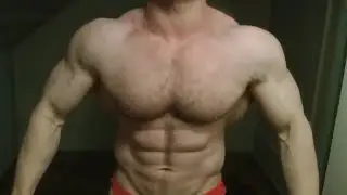 Ninja Tyler Bodybuilder Posing Muscle Part 2 (Uncensored)