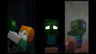 Best of BABY ZOMBIE - Minecraft Shorts Compilation