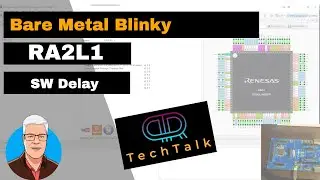 Basic Bare Metal Blinky without BSP SW delay loop