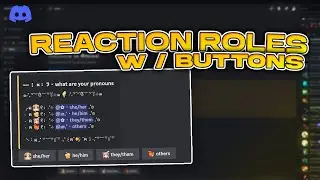 How to Make Reaction Roles with Custom Buttons !! | Discord Tutorial