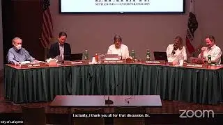 Lafayette City Council Meeting, July 8, 2024