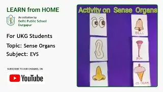 UKG | Sense Organs | EVS | Teacher - Antara Dey Mondal | Learn about Five Senses | DPS Durgapur