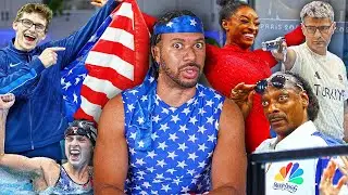 Americans Watching the Olympics