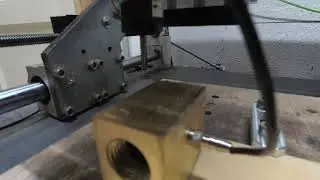 Homemade CNC - Engraving Text in Plywood ( DDCSV Controller )