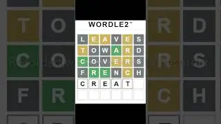 wordle2 hint, tips, answer today | best wordle2 strategy  | Wordle 2 Word (22march 2022 ) 