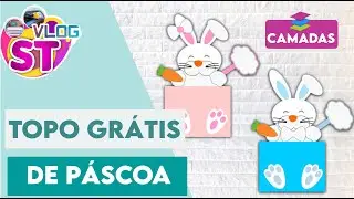 Topo de bolo páscoa gratis