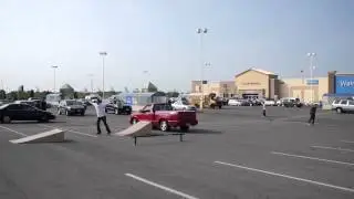 Jon Cos over the truck