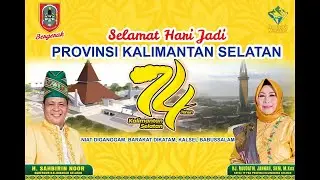 Peringatan Hari Jadi Provinsi Kalimantan Selatan Ke 74