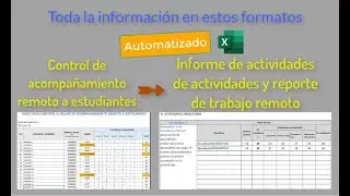 Plantilla de control de acompañamiento remoto de estudiantes