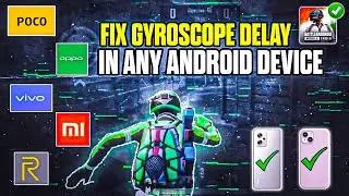 How To Fix Gyroscope Delay In Bgmi | How To Fix Gyro Delay in bgmi | BGMI Gyro Delay fix kaise kare?