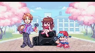 Friday night funkin: Senpai but be doesn't sing