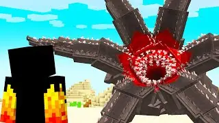 Il y a un Ver de Terre GÉANT dans Mon Monde sur Minecraft