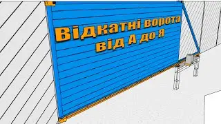 Відкатні ворота консольного типу