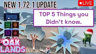5 SECERTS YOU DIDNT KNOW THEY ADDED V.1.72.1(OAKLANDS)