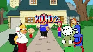 Mugen Gumball and Homer vs Cartoon Guy and Bender