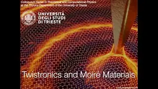 Twistronics and Moiré Materials