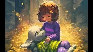 Ч.14 UnderTale. КОНЦОВКА ПАЦИФИСТА!!!! ПОБЕДА НАД АЗРИЭЛЕМ! Я ПЛАЧУ????!!!!!