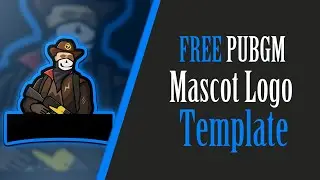 FREE PUBGM MASCOT LOGO TEMPLATE