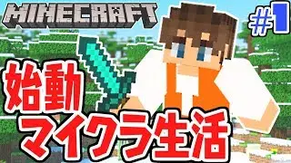 マイクラ生活始まります!!いきなりアレを発見!!マイクラ実況Part1【マインクラフト】