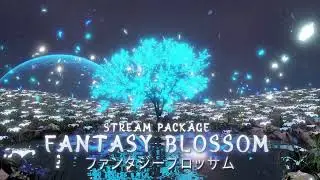 Cherry Blossom | Sakura Twitch Overlay Pack | Blue Stream Bundle