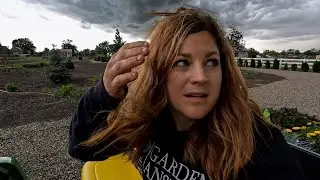 Planting Seeds & Dodging Rain Storms! 🌿🌧💚  // Garden Answer