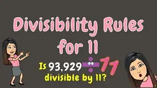 DIVISIBILITY RULES FOR 11 | GRADE 5