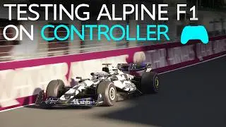 Testing the Official F1 Alpine 2025 Car on Controller | Assetto Corsa