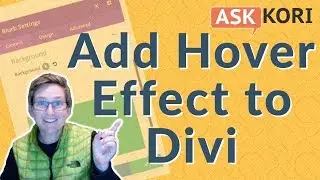 ✴ NEW ✴ WordPress Divi Theme Hover Effect - Simple Steps  😄