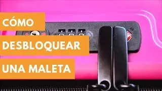 HOW TO UNLOCK FORGOTTEN SUITCASE LOCK PASSWORD | Bolsos Palacio