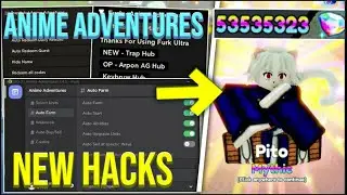 🐰EVENT ROBLOX Anime Adventures Hack Script GUI  Auto Farm, Dupe + Easter Egg Hack Pastebin 2025